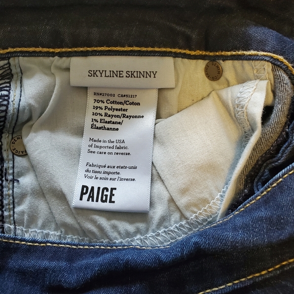 PAIGE Skyline Skinny Jeans - Picture 7 of 8